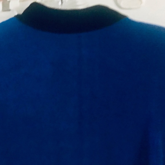 New Sapphire with Black Trim Softwear by Mark Singer Jacket Button Down - Picture 5 of 16